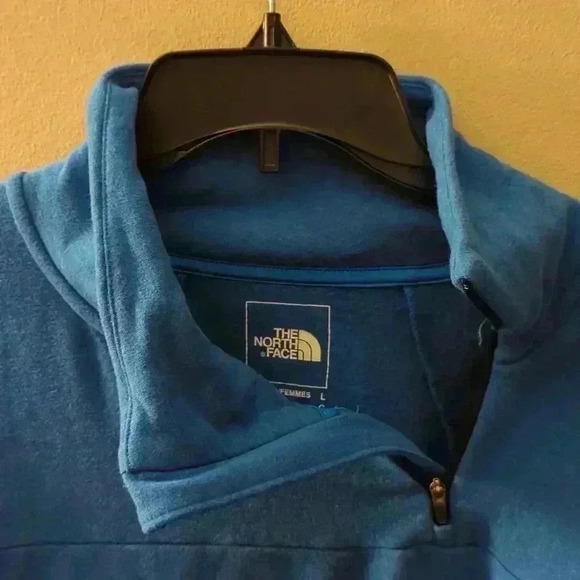The North Face quarter zip sweatshirt, blue large - Picture 4 of 12